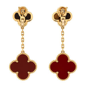Van Cleef & Arpels Magic Alhambra 2 Motifs Drop Earrings